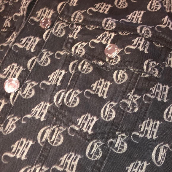 Misguided Logo Jeans + Jacket Set - Picture 3 of 5